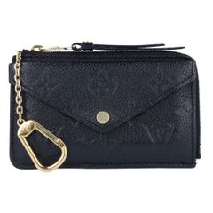 【Louis Vuitton】ルイヴィトン ポルトカルト レクトヴェルソ M69421 モノグラムアンプラント ノワール ブラック 黒 ゴールド金具 コインケース カードケース 小銭入れ 【中古】 USED-B 【9304】