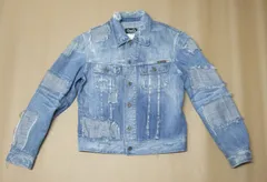 ドルチェとガバンナ ビーズ装飾 ダメージデニムジャケット ドルチェとガバンナ ビーズ装飾 ダメージデニムジャケット