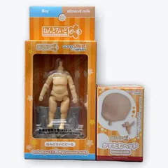 ねんどろいどどーる archetype 1.1：Boy（almond milk）＆かすたむヘッド（almond milk） セット