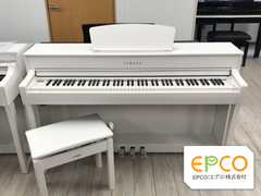 ★68355【電子ピアノ】YAMAHA 　SCLP7350WH　21年製