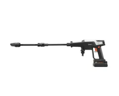 アイリスオーヤマ 高圧洗浄 ハンディウォッシャー 2.2MPa コードレス 温水使用可能 直噴 拡散 シャワー 充電式 バッテリー式 コンパクト 軽量 ホワイト IRIS OHYAMA JHW-201