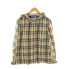 ジュンヤワタナベマン JUNYA WATANABE MAN コムデギャルソン WE-J054 AD2009 ナイロンジャケット マウンテンパーカー チェック柄 XS イエロー マルチカラー /ES ■OSのサムネイル