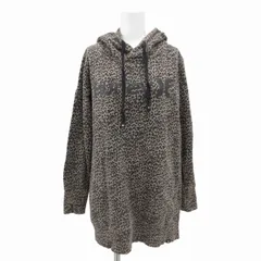 ハーレー Hurley パーカー フーディー レオパード柄 ロゴ 長袖 M ベージュ 黒 ブラック /FF 0820 ■GY06のサムネイル