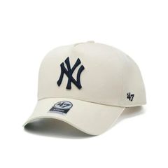 【新品・未使用】'47 6PANEL CAP (Yankees MVP) BONE フォーティーセブン 6パネルキャップ (ヤンキース) ボーン