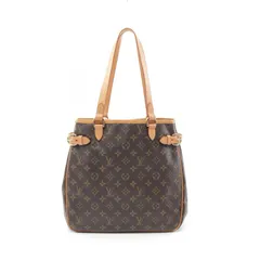 ルイ・ヴィトン LOUIS VUITTON トートバッグ バティニョール ヴェルティカル  M51153 PVCコーティングキャンバス レザー バティニョール・ヴェルティカル レディース Used B