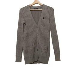 POLObyRalphLauren(ポロラルフローレン) カーディガン レディース美品  - グレー 長袖