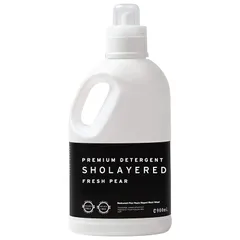 即納：LAYERED FRAGRANCE(レイヤードフレグランス) SHOLAYERED 洗濯用洗剤 プレミアム デタージェント 液体 フレッシュペア 900ミリリットル (x 1) 1