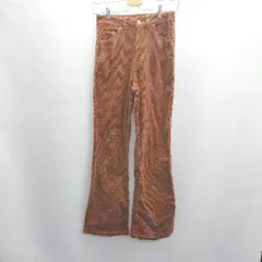 ◇ ⊇ Roxy ロキシー コーデュロイ素材 パンツ サイズ S ブラウン レディース E  【1411210001012】