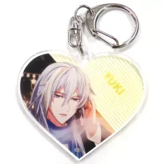 【中古】キーホルダー・マスコット(キャラクター) 千(背景黒) 「アイドリッシュセブン アイナナ日和 トレーディングハート型アクリルキーホルダー TRIGGER+Re：vale Ver.」