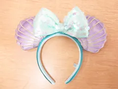 東京ディズニーシー 東京ディズニーランド Disney ディズニー リトル・マーメイド アリエル 貝殻 スパンコール カチューシャ