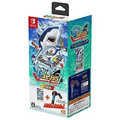 【中古】釣りスピリッツ Nintendo Switchバージョン同梱版（ソフト+専用Joy-Conアタッチメント for Nintendo Switch1セットつき）-Switch