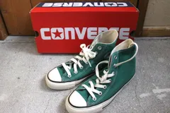 美品 CONVERSE コンバース 23cm ALL STAR HI オールスターハイ 1SD527 ハイカットスニーカー キャンバス グリーン