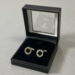 j6《美品》 MONTBLANC モンブラン ブラックオニキス カフスボタン シルバー ブラック カフリンクス ビジネス スーツ 箱付きt18rのサムネイル