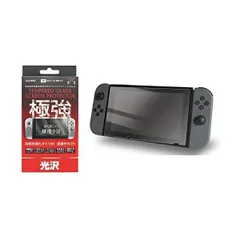 アローン Nintendo Switch用 画面を保護するガラスフィルム 全光線透過率95%で美しくクリアに 飛散防止 指紋防止 撥水撥油 自己吸着