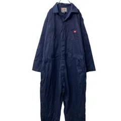 Dickies 長袖つなぎ W50 2XL TALL ネイビー ディッキーズ ビッグサイズ ワークウェア オールインワン 作業 古着卸 アメリカ仕入 a706-5874