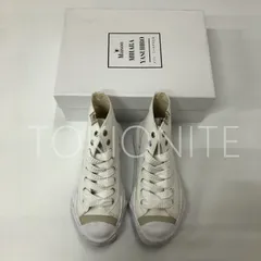 Maison MIHARA YASUHIRO HANK HI TC OG CANVAS white ミハラヤスヒロ スニーカー