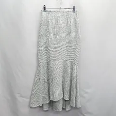 ◇ eimy istoire エイミー イストワール カラーツイード ロング丈 マーメイド スカート サイズM グリーン系 レディース E  【1405140003109】のサムネイル