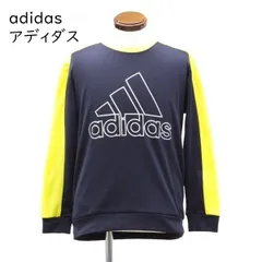 送料無料 アウトレット adidas アディダス キッズ トップス 裏起毛 カラーブロック クルーネック スウェット  秋冬 #47327 WP1672F
