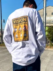 長袖 Tシャツ 大きいサイズ ゴーストサインボード バックプリント クルーネック ロンT プルオーバー メンズ 3L 4L 5L ホワイト ブラック ホワイト