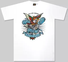 【中古】Tシャツ(男性アイドル) ポルノグラフィティ ツアーロゴTシャツ ホワイト Sサイズ 「8th LIVE CIRCUIT “OPEN MUSIC CABINET”」