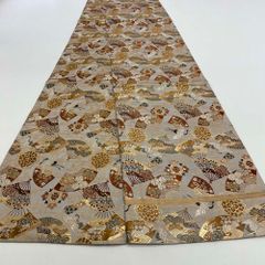 丸帯 アンティーク ヴィンテージ 全通 金帯 404cm 花嫁衣装 貸衣装 中古 リサイクル 結婚式 婚礼 着付け 舞台 きもの 着物 4139