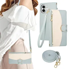 【新品】 KW-LINK 用の iPhone 17 ケース 手帳型 いphone17 ケース 手帳型 ショルダー スマホケース iphone17 ケースおしゃれ 2色パッチワーク 携帯カバー アイフォン17 カバー 小銭入れ カード収納 ジップ付き 財布型 0