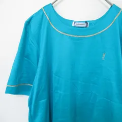 ビンテージ イヴサンローラン セーラーカラー カットソー Tシャツ 美品 2025年最新】Yves Saint Laurent レディース 半袖(Tシャツ) T