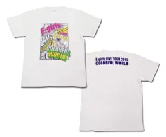 【中古】Tシャツ(女性アイドル) E-girls EGTシャツ ホワイト Sサイズ 「E-girls LIVE TOUR 2015 “COLORFUL WORLD”」