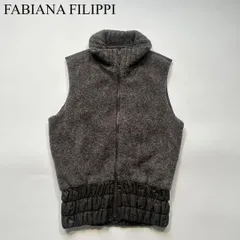美品 ファビアナフィリッピ モニーレ カシミヤ シルク混 ダウンベスト 40 ビヒン ファビアナフィリッピ モニーレ カシミヤ シルク混