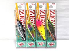 【中古未使用品】 ポジドライブガレージ PoziDrive garage ジグザグベイト ZIGZAG BAIT 80S 2024年秋限定カラー 4種セット ○YR-18808○