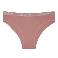 ブラジリアン レディース 綿95% スポーティ ロゴ 太めゴム リブあみ ストレッチ ハート ハーフバック シンプル 無地 スポーツ ジム Tバック ショーツ rt-033