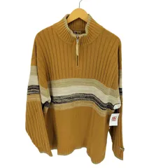 サウスポール SOUTHPOLE 90S アクリル ハーフジップアップ ニット メンズ import：XL 