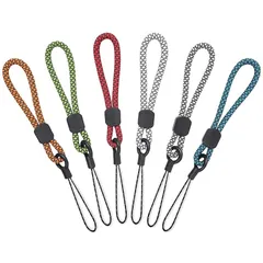 新品 [LIANHATA] ハンドストラップ 6本セット 携帯ストラップ ショート スマートフォン用ストラップ 紛失防止 落下防止 人気商品 調整可能 USBメモリ マスコット 携帯電話 GoPro キーなどにも適応 6色 (長さ14.5cm)