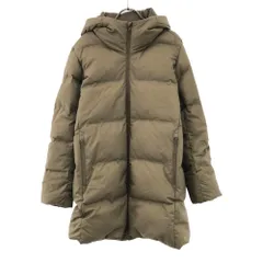 ユニクロ シームレス ダウンコート S ベージュ UNIQLO メンズ