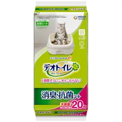ユニ・チャーム デオトイレ 消臭・抗菌シート 20枚 ペット用品 （1点）