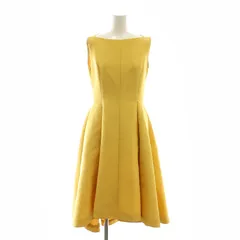 フォクシー ブティック FOXEY BOUTIQUE 39514 レースワンピース ウール シルク混 38 黄色 /MI ■OSのサムネイル