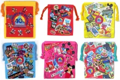 【中古】バッグ 全6種セット 「東京ディズニーリゾート40周年 メモリーゴーラウンド 巾着」 東京ディズニーリゾート限定のサムネイル