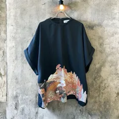 kimono blousse 久喜倉庫店 ブラウス シャツ 着物 トップス  プルオーバー リメイク remake 黒留袖