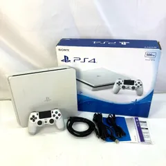 01w-3517 〇  PlayStation 4 PS4 本体 CUH-2000A 500GB グレイシャー・ホワイト 動作確認済み  【中古品】
