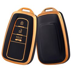 新品 [OFF WE GO] トヨタ スマート キーケース適合 Toyota RAV4 50系 プリウス 50系 C-HR 新型 カローラカムリ70系 クラウン220系 ランドクルーザー プラド 150 後期 専用 3ボタン リモコンケース 高級 TPU キー