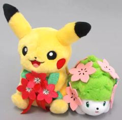 ポケモンセンター ペアぬいぐるみ ピカチュウ&シェイミ 20周年記念