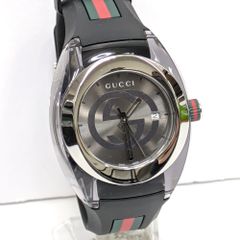 Dz420371 グッチ 腕時計 インターロッキングG SYNC(シンク) YA137116 メンズ GUCCI 中古