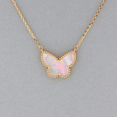 【美品】 Van Cleef&Arpels （ヴァンクリーフアンドアーペル） ﾗｯｷｰｱﾙﾊﾝﾌﾞﾗ ﾈｯｸﾚｽ 750YG ブランドジュエリー ネックレス/ペンダント/チョーカー  Gold VCARD99500 used:A