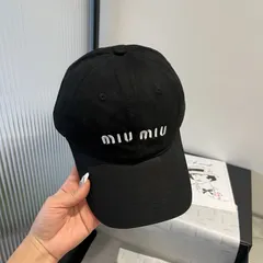 2025年最新】miumiu キャップの人気アイテム - メルカリ