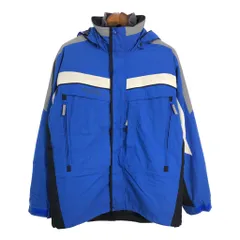 Columbia コロンビア マウンテンパーカー アウトドア ブルー (メンズ L) 中古 古着 R7268