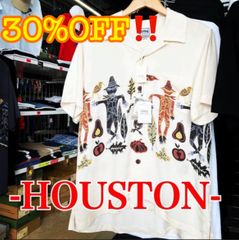 残り1点‼️Houston ヒューストン●半袖　シャツ　かかし柄　M L XL