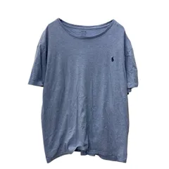 POLO RALPH LAUREN 半袖 プリントTシャツ 2XL サックスブルー ポロラルフローレン ポニーロゴ 古着卸 アメリカ仕入 a704-5357