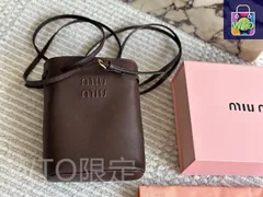MIUMIU♡クリスタルバッグ♡ブラック MIUMIU(ミュウミュウ) クリスタル 2WAY ワンショルダーバッグ