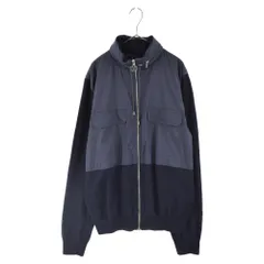 LOUIS VUITTON (ルイヴィトン) 17AW ナイロン切り替えニットジップアップトラックジャケットのサムネイル