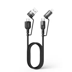 【人気商品】i-Pad Macbook i-Phone15/14~5 充電コード マルチケーブル 高速データ転送 Galaxy light-ningケーブル タイプCケーブル ライトニングケーブル) Xperia to to Androidなど対応 27W急速